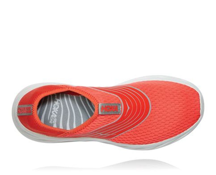 Sandals Mens - Hoka One One ORA Recovery - Red - HUPWCZK-96